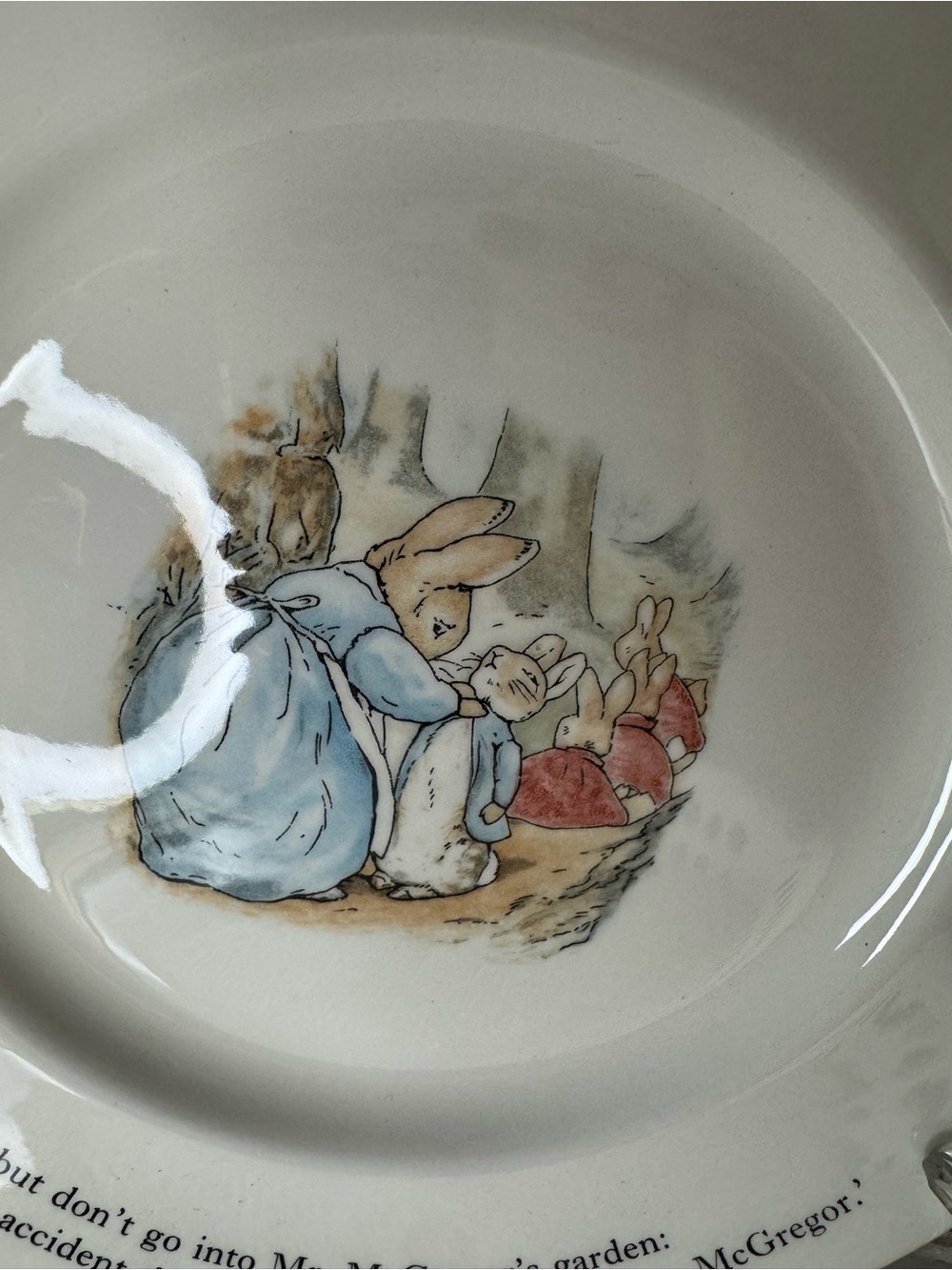 Plate with Peter Rabbit Design - Picture 4 of 7